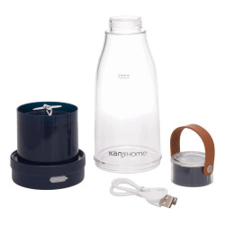 Licuadora portátil KANJI HOME KJH-LICPBK recargable USB 300ml negro