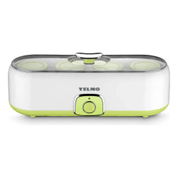 Yogurtera YELMO YG1704 20W 4 frascos de vidrio 180ml color blanco