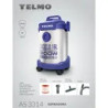 Aspiradora YELMO AS3314 1200W 16 litros agua y polvo