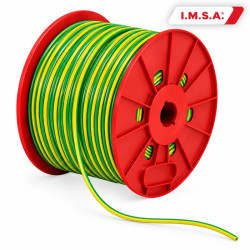 Cable unipolar IMSA PLASTIX CF 16mm2 verde amarillo IRAM 62267