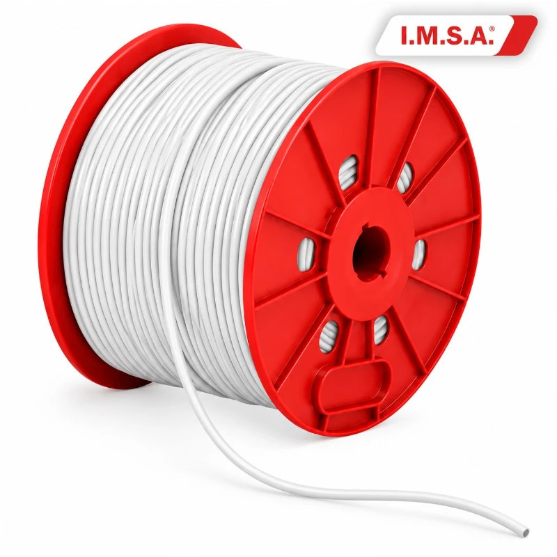 Cable unipolar IMSA  6,0mm2 bobina blanco CLASE 5 IRAM 2183
