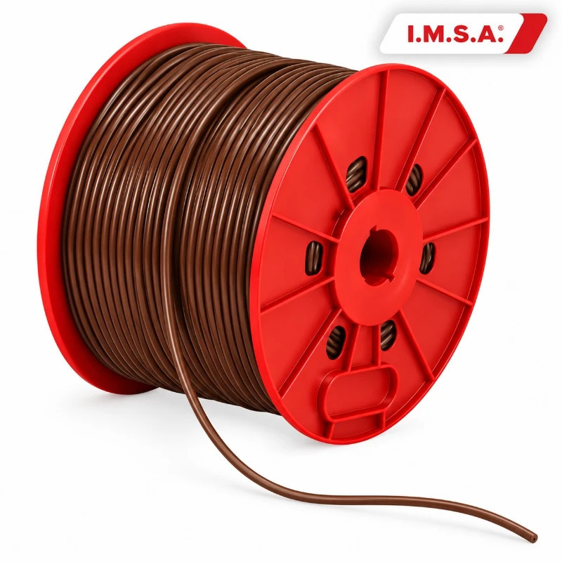 Cable unipolar IMSA  2,5mm2 bobina marron CLASE 5 IRAM 2183