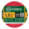 Cable unipolar COBRHIL 1,5mm2 rollo rojo CLASE 4 IRAM 2183