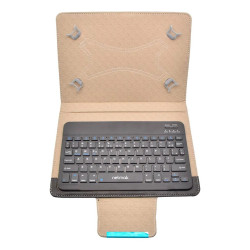 FUNDA P/TABLET 9' A 11' CON TECLADO BLUETOOTH 5.05 BATERIA RECARGABLE NM-FT11 NETMAK