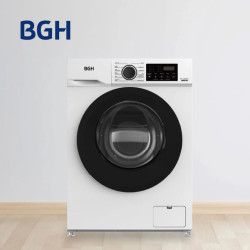 Lavarropas automático BGH BWFE06W24AR carga frontal 6kg 1000rpm blanco