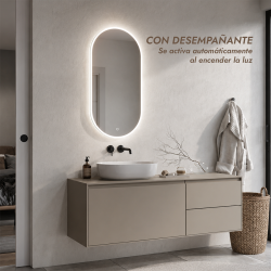 Espejo led TBCin CLARITY rectangular redondeado 50x90cm