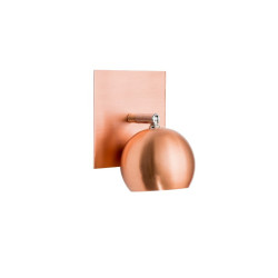OUTLET Aplique MARKAS ALYSSA para 1 luz GU10 base cuadrada cobre satinado