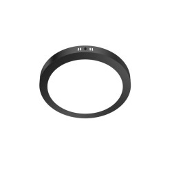 Plafón led MACROLED redondo 24W 2160lm 4500K luz neutra negro