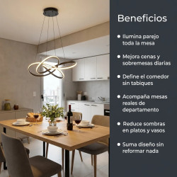Colgante led MARKAS DESIREÉ 55W 3000K luz cálida