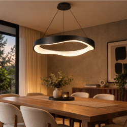 Colgante led MARKAS ALLEGRA 120W 3000/4000/6500K luz variable negro