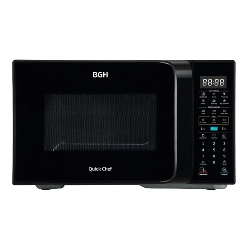 Microondas digital BGH digital 28 Litros B228DN26I negro