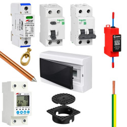 Kit de instalación para protección domiciliaria premium