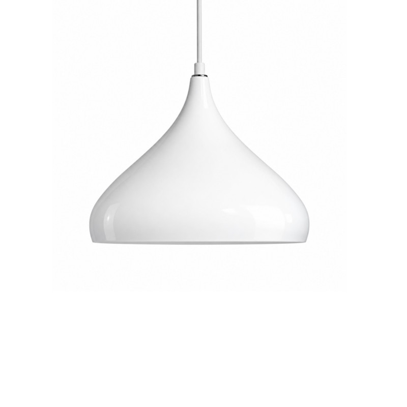 Colgante 180° ILUMINACIÓN VALENTIN para 1 luz E27 22X30cm aluminio blanco