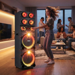 Parlante Luqstoff torre bluetooth 70000w (PMPO) Nightblaze LQ-A212