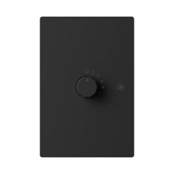 Llave MONACO 1 dimmer ventilador 250vca negro