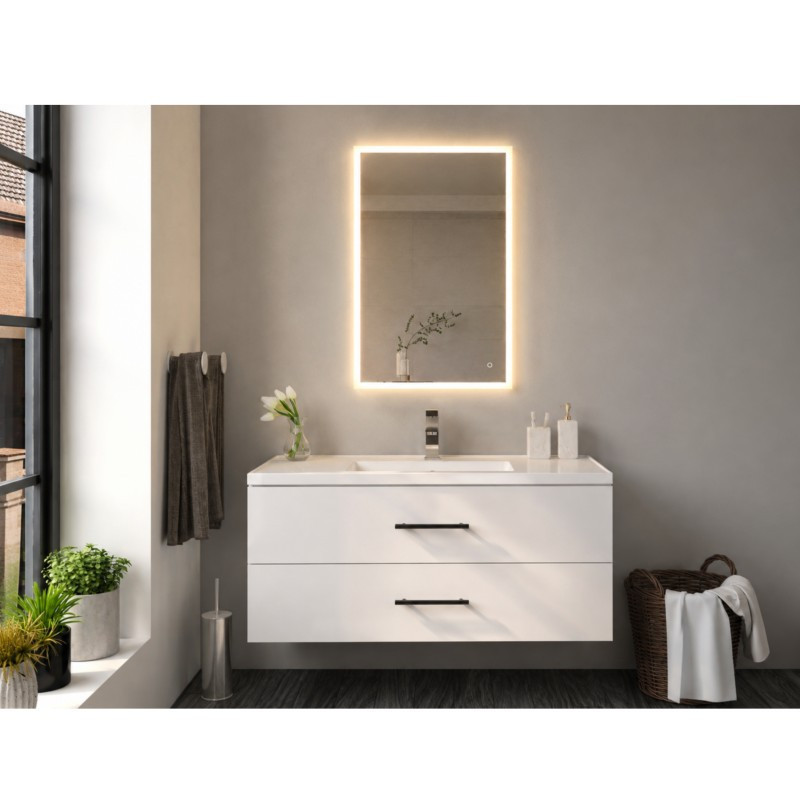 Espejo led TBCin CLARITY rectangular 3000-4500-6000K dimerizable 60x90cm