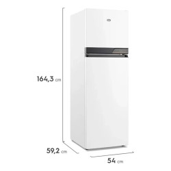 Heladera GAFA HGNF255B Top freezer no frost 259 litros inverter blanco