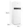 Heladera GAFA HGNF255B Top freezer no frost 259 litros inverter blanco