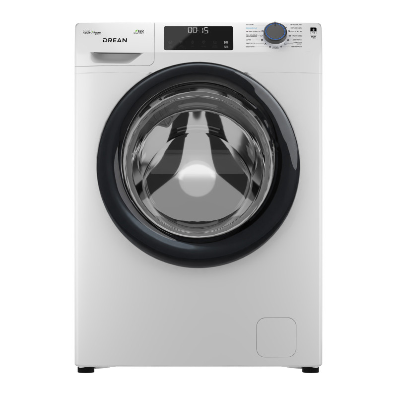 Lavarropas automático DREAN LCFDR0608LB1 inverter 6KG 800RPM carga frontal blanco