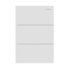 Conjunto armado MACROLED MONACO 3 puntos 10a 250vca blanco