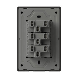 Conjunto armado MACROLED MONACO 3 puntos 10a 250vca blanco