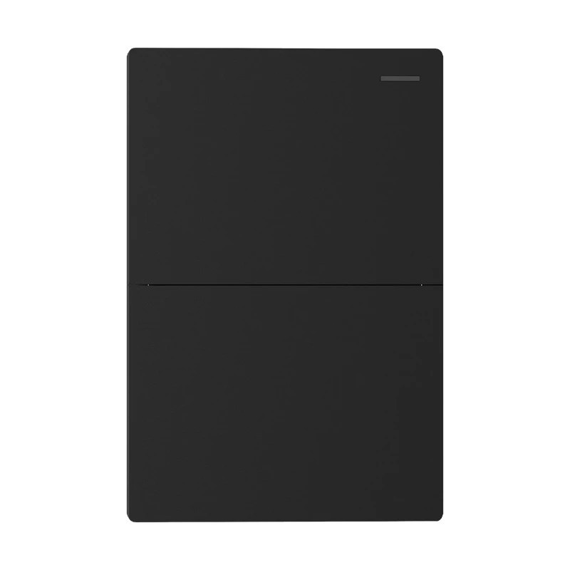 Conjunto armado MACROLED MONACO 2 puntos 10a 250vca negro