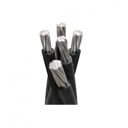 Cable preensamblado de aluminio 3x 25 + 50 mm2