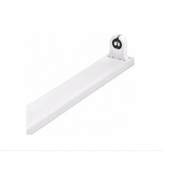 Portatubos SAN JUSTO TL6007 18W Extrachato Para 1 Tubo LED Con Zócalo 60cm