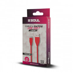 Cable Micro USB SOUL 1 metro varios colores