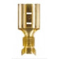Terminal de bronce lct ancho placa 6.3mm hembra (mediana) n436