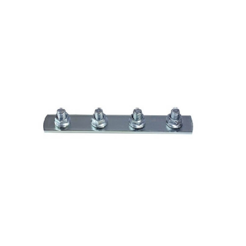 Union samet placa escalera con bulon cincado electronico