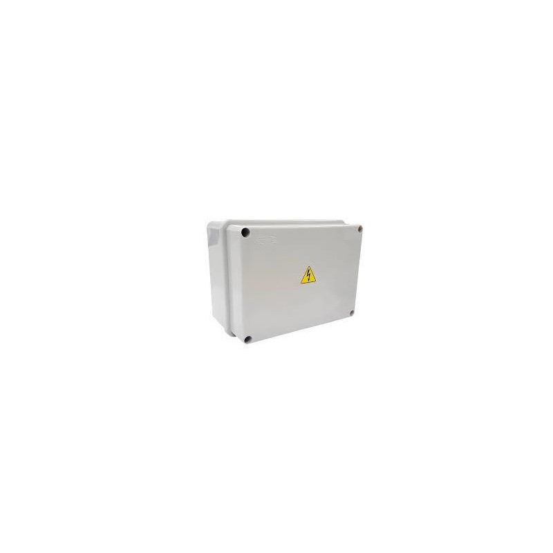 Caja modular SISTELECTRIC exterior pvc IP65 tapa bisagra bandeja opaca 19x28,5x18,5cm