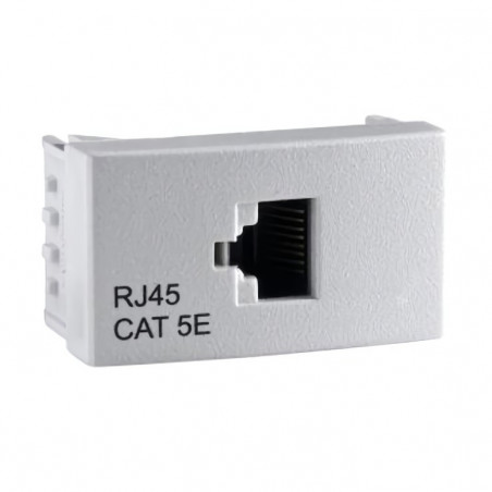 Módulo toma red SCHNEIDER wda54401 roda rj45 cat 5 blanco