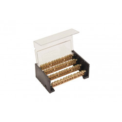 Repartidor elent standard 4 12 125as 12 bornes con tapa protectora