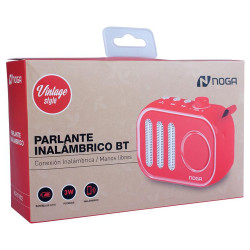 Parlante noga ng-bt1002 con bluetooth de 3w portatil