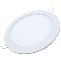 Panel embutido led TBC TS-SMD-412BWW(UF) circular 12w 3000k luz cálida