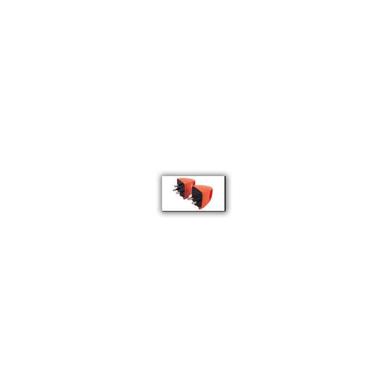 Ficha industrial 3 x 32a con salida lateral
