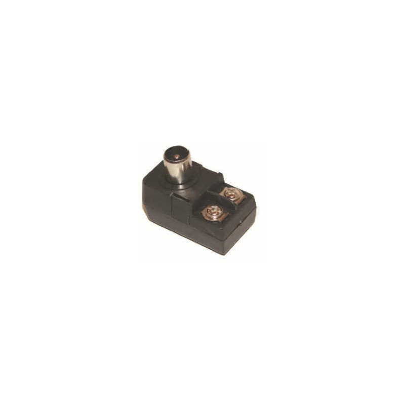 Ficha macho para tv 300 ohms pin grueso