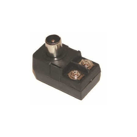 Ficha macho para tv 300 ohms pin grueso