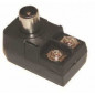 Ficha macho para tv 300 ohms pin grueso