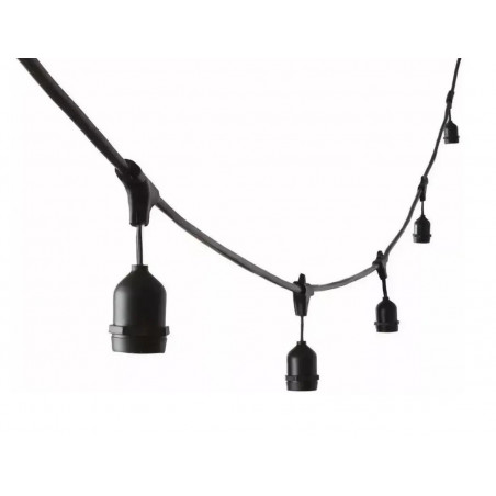 Guirnalda TBCin EV-1020 20 portalamparas E27 60W máx. normalizada IP65