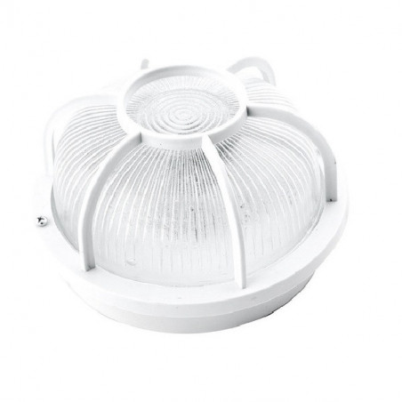 Tortuga plástica redonda blanca max 40w