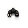 Adaptador NISUTA NSADST3ST22 3.5M 4 pines a 2 stereo 3.5H