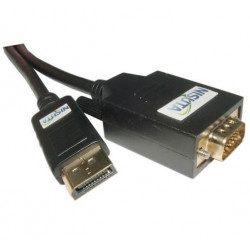 Cable NISUTA DisplayPort a VGA 1,8m