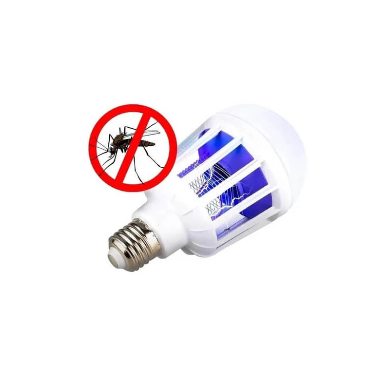 Lámpara led TBCIN mata insectos E27 9w luz fría + uv-a
