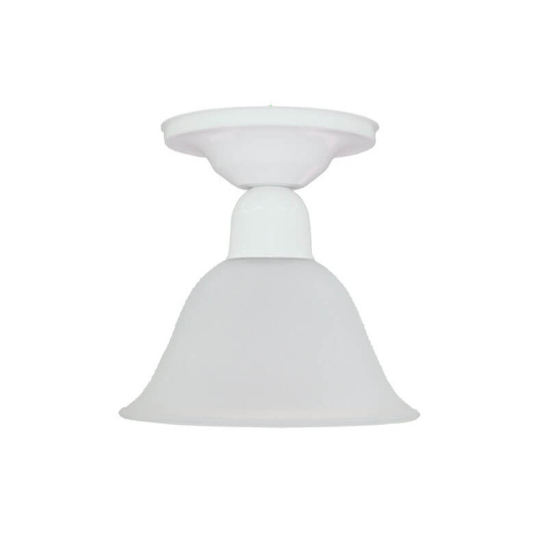 Aplique FERROLUX para 1 luz E27 con tulipa blanco Aplique FERROLUX para 1 luz E27 con tulipa blanco