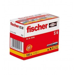 Taco FISCHER S6 de nylon redex 6mm 30mm 3,5 a 5,0