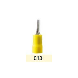 Terminal preaislado pin C13 4,00 - 6,00 mm2 amarillo