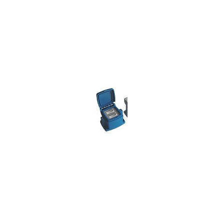 Caja capsulada montaje exterior 2 puntos azul