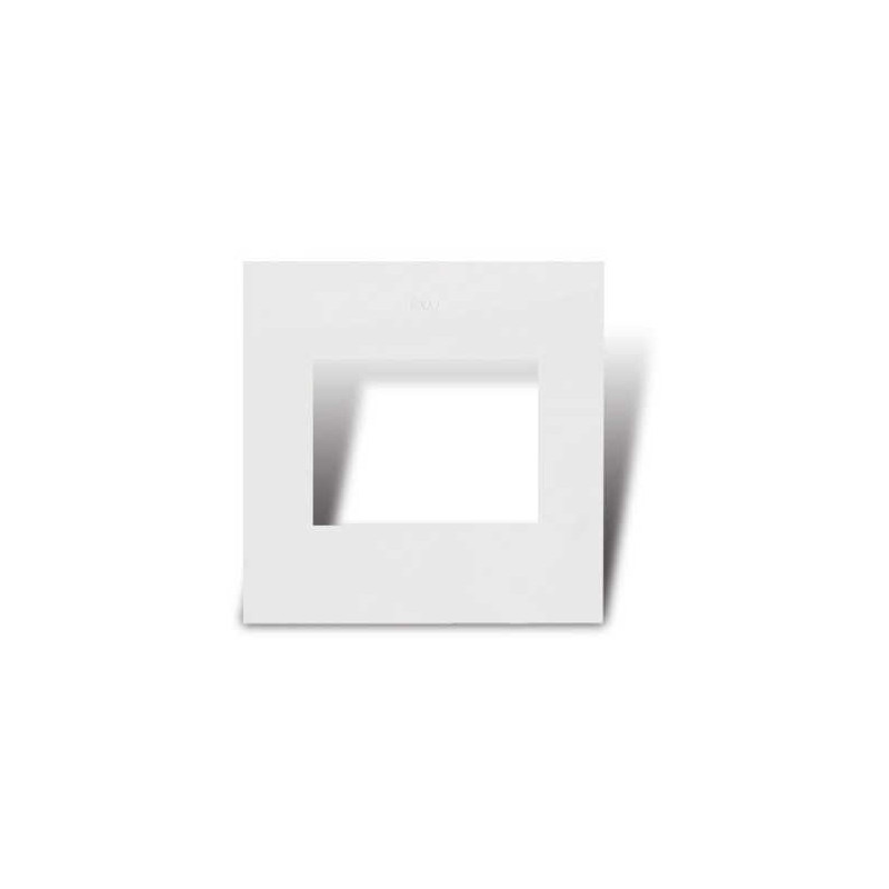 Tapa CAMBRE S.XXI 2 módulos blanco mignon Tapa CAMBRE S.XXI 2 módulos blanco mignon